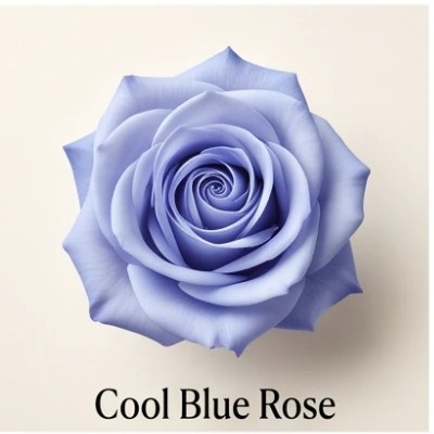 Cool Blue Rose
