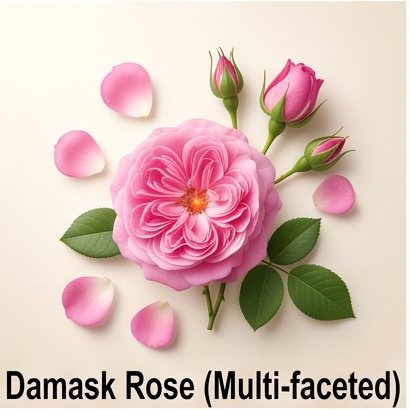 Damask Rose (multi-faceted)