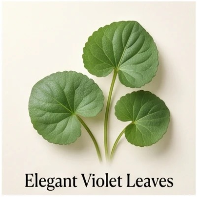 Elegant Violet Leaves