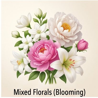 Mixed Florals (blooming)