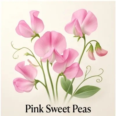 Pink Sweet Peas