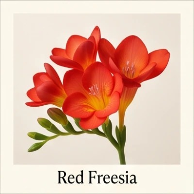 Red Freesia