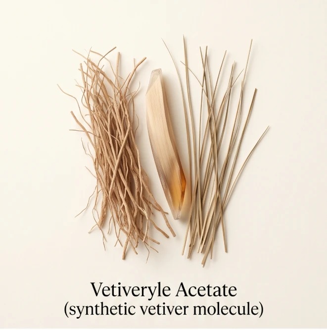 Vetiveryle Acetate (synthetic vetiver molecule)