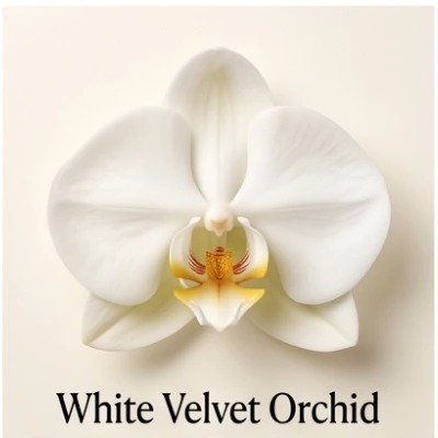 White Velvet Orchid