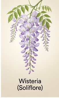 Wisteria (soliflore)